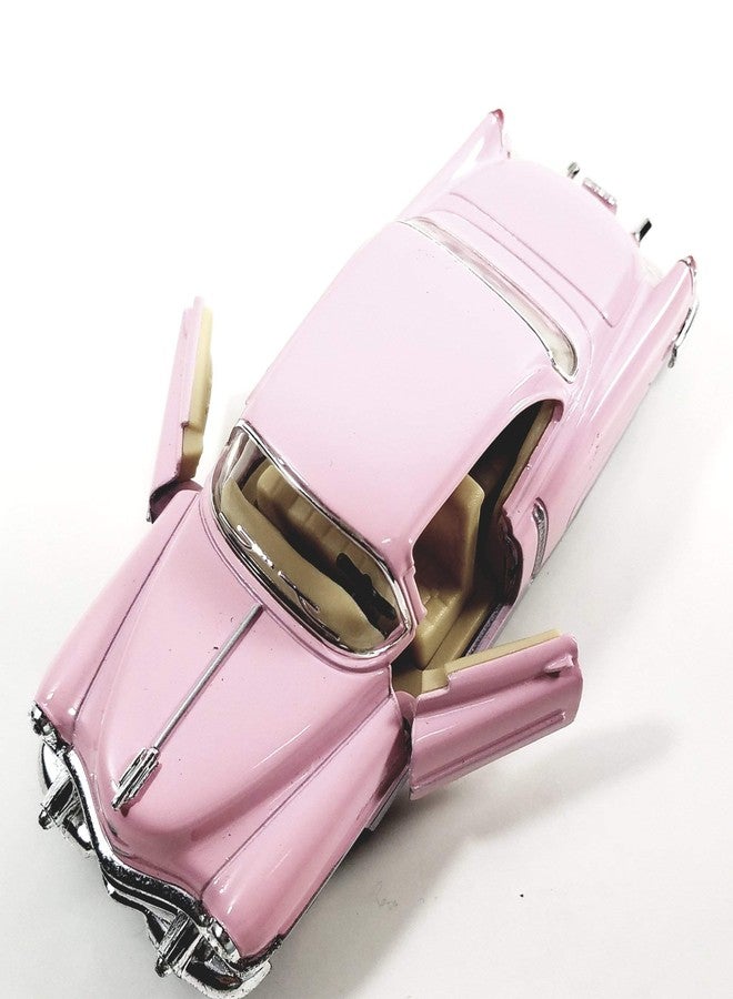 KITMEER 1953 Cadillac Series 62 Cotton Candy Pink 5 Inch 1:43 O Scale Die Cast Metal Model Toy Classic Vintage Car - Image 3